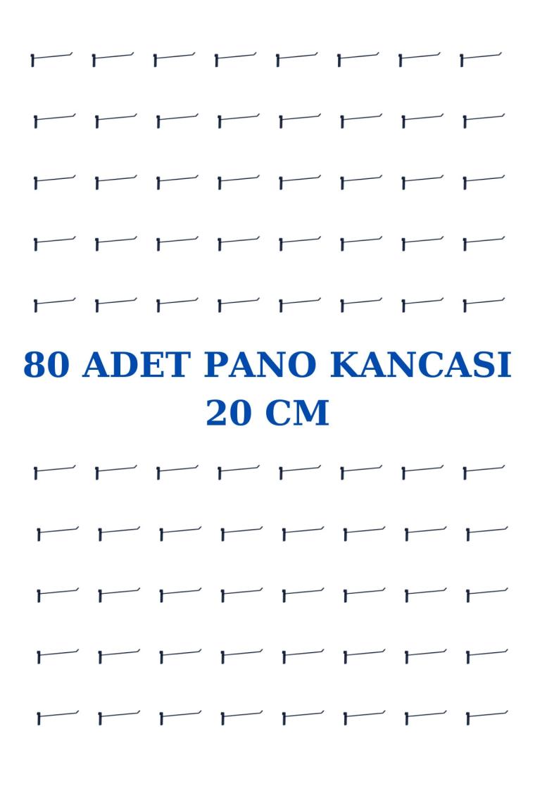 Manken İstanbul Krom Tel Pano Standı 90X190 cm - 80 Adet Kanca Bijuteri Standı Çorap Standı Telefon Standı