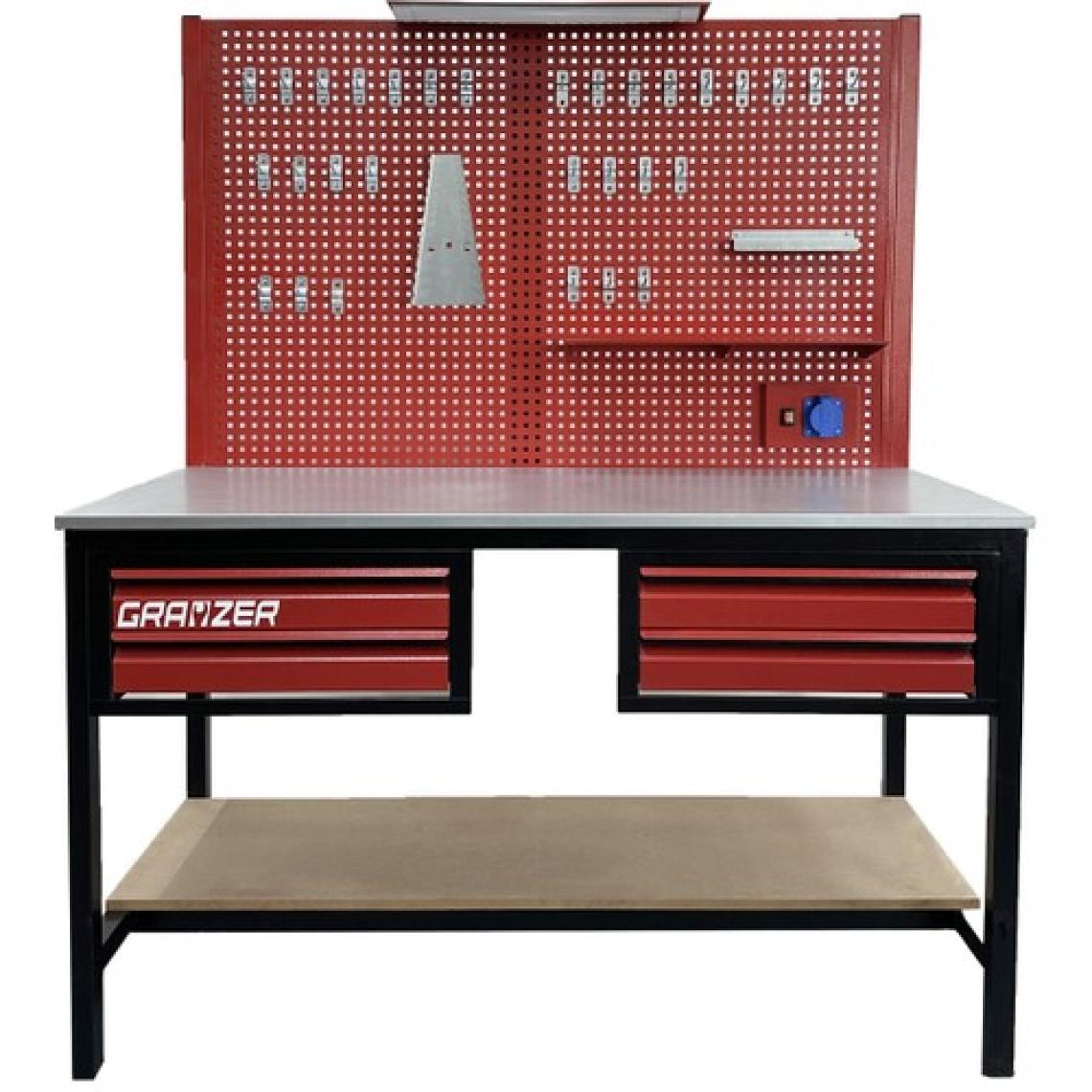 Grayzer GRTT15M Grayzer 4 Çekmeceli 1.5 Metre Takım Tezgahı