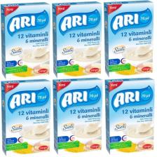 12 Vitaminli 6 Mineralli Sütlü Pirinçli 250 gr X 6'lı