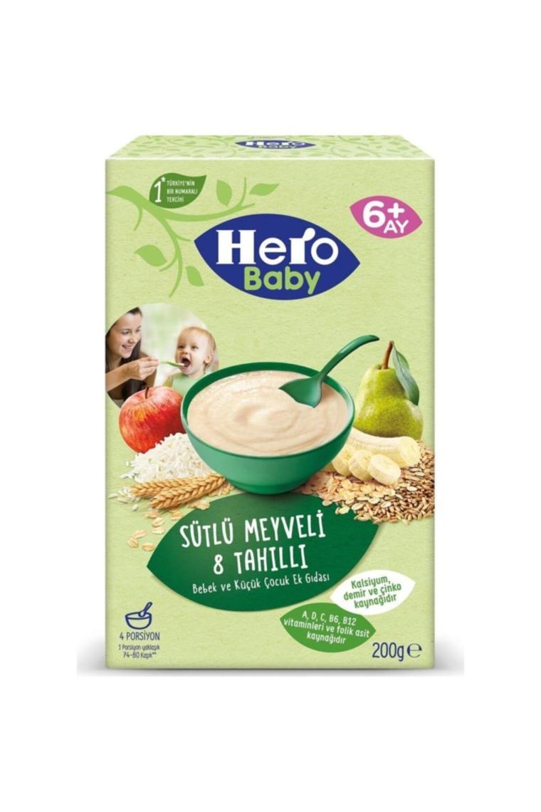Sütlü 8 Tahıllı Meyveli 200 gr