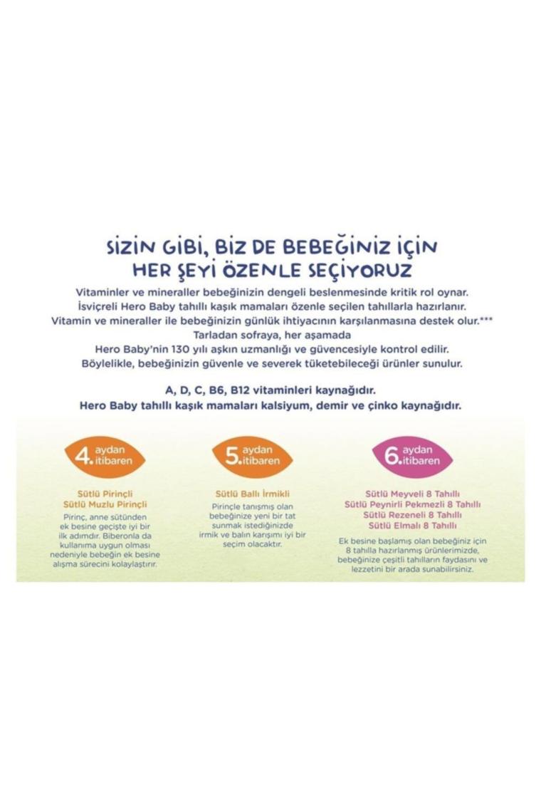 Sütlü 8 Tahıllı Meyveli 200 gr