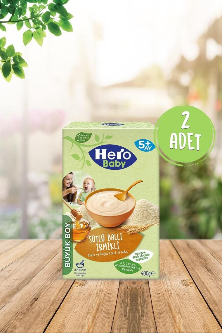 Sütlü Ballı Irmikli  Kaşık Maması 400 Gr 2'Li