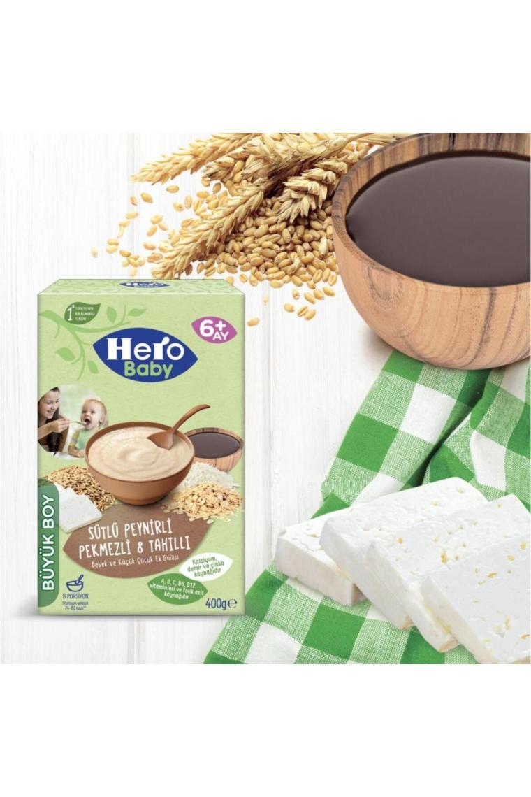 Sütlü Peynirli Pekmezli 8 Tahıllı 400 Gr.