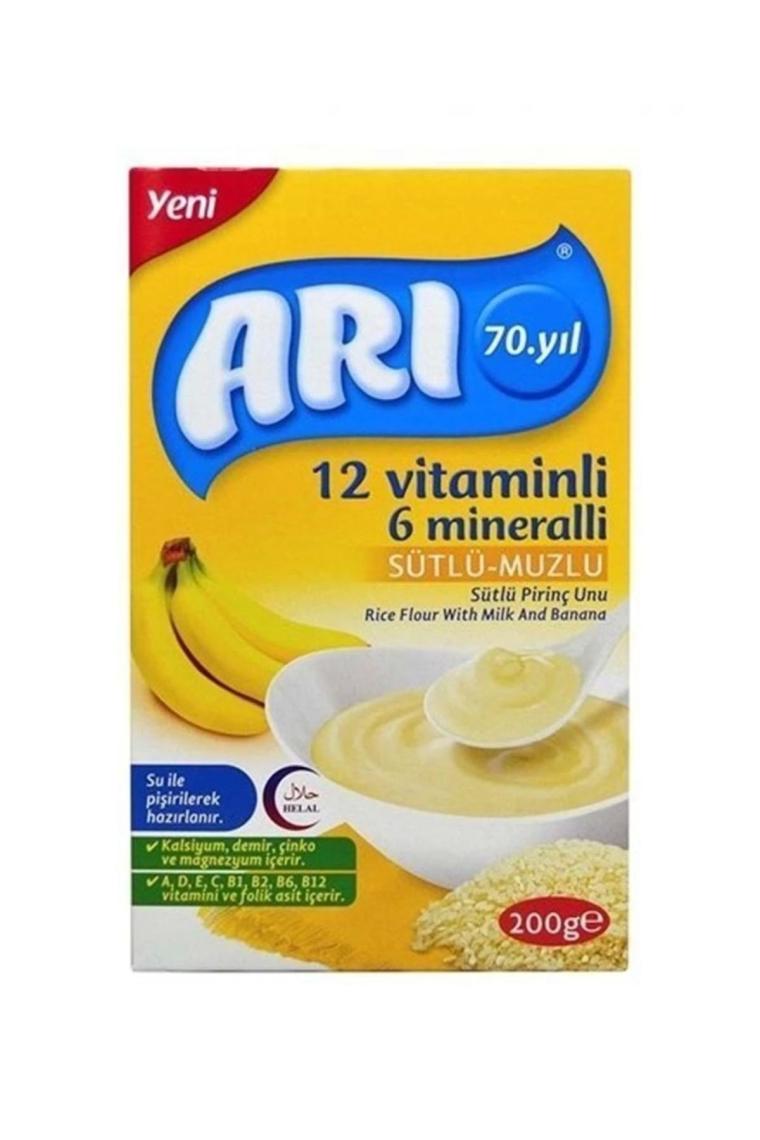 Arı 12 Vitaminli Sütlü Muzlu Prinçli 200 gr