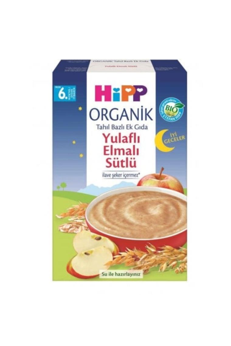 İyi Geceler Organik Tahıl Bazlı Ek Gıda 250 gr Sütlü Yulaf Elma