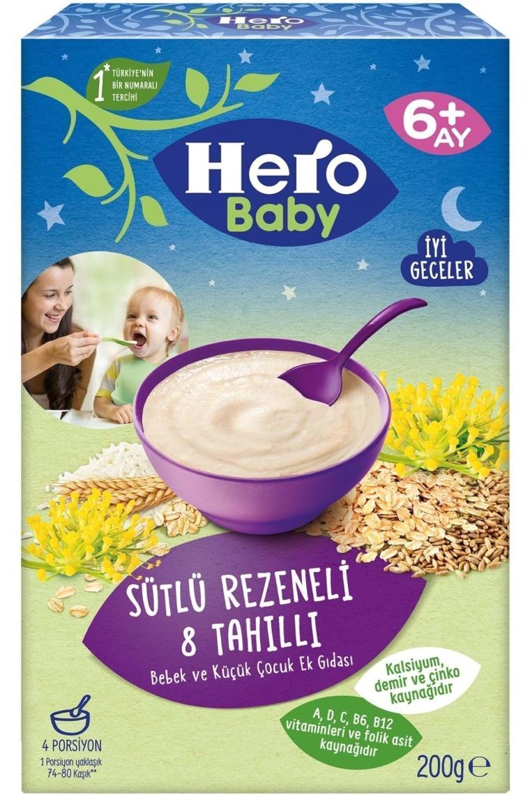 Sütlü 8 Tahıllı Rezeneli 200 gr
