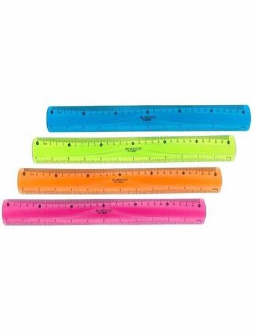 Rubenis Flexible Esnek Silikonlu (Kırılmaz) Cetvel 30 cm