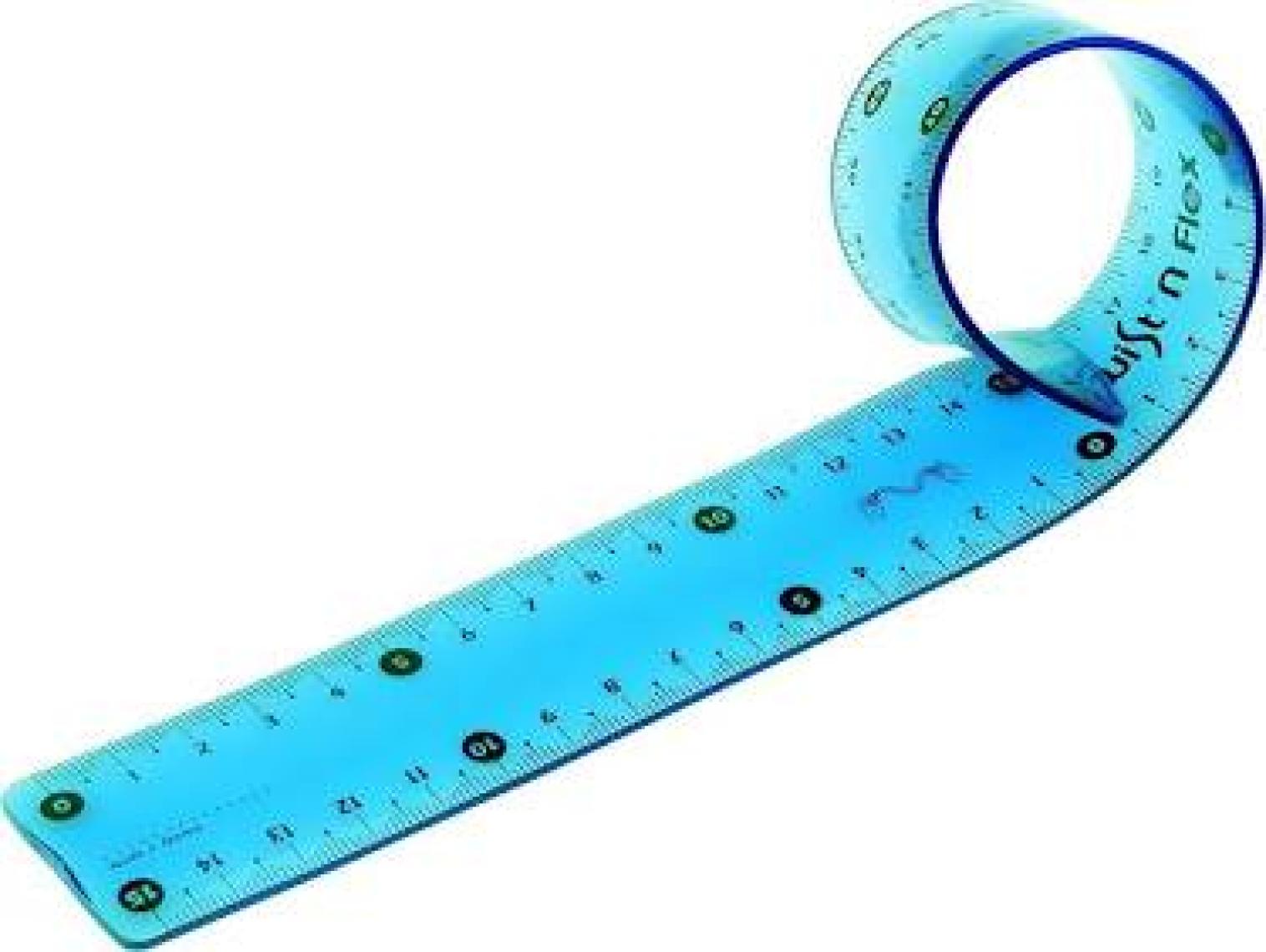 Rubenis Flexible Esnek Silikonlu (Kırılmaz) Cetvel 30 cm