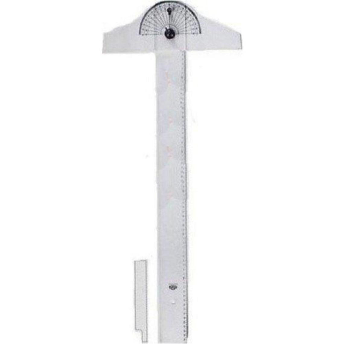 Hatas Oynar Başlı T-Cetvel 75 cm Ince Bizole Şeffaf 1180