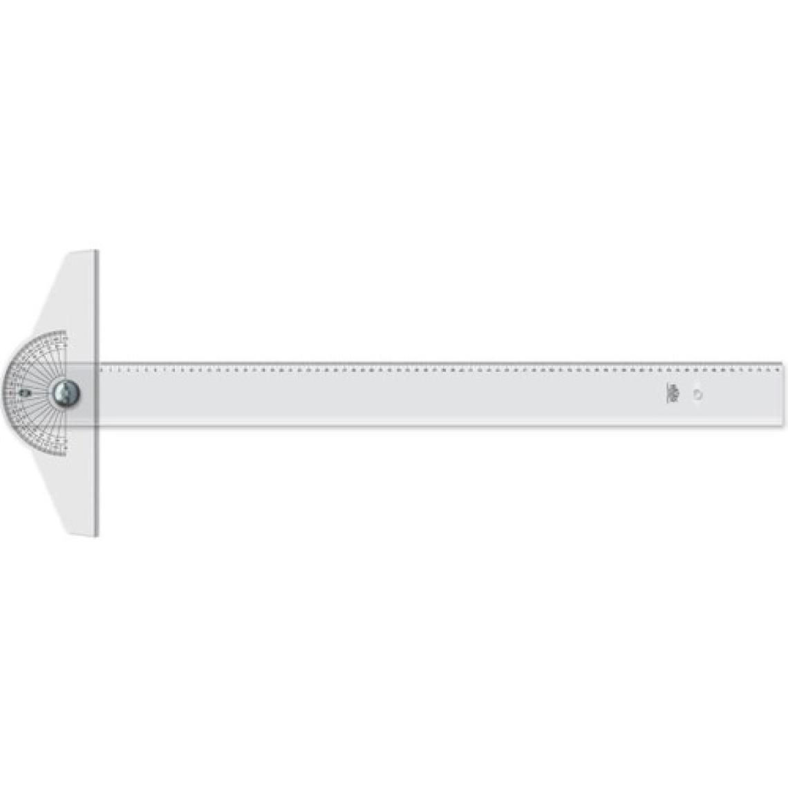 Hatas Oynar Başlı T-Cetvel 75 cm Ince Bizole Şeffaf 1180