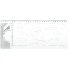 Yıldızlar 30 Cm. Ölçekli Şablon Cetvel Kod.007