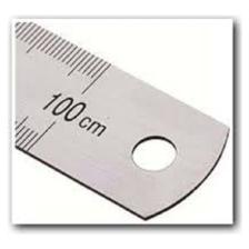 Kraf Çelik Cetvel 100 Cm inch Ölçülü 500G