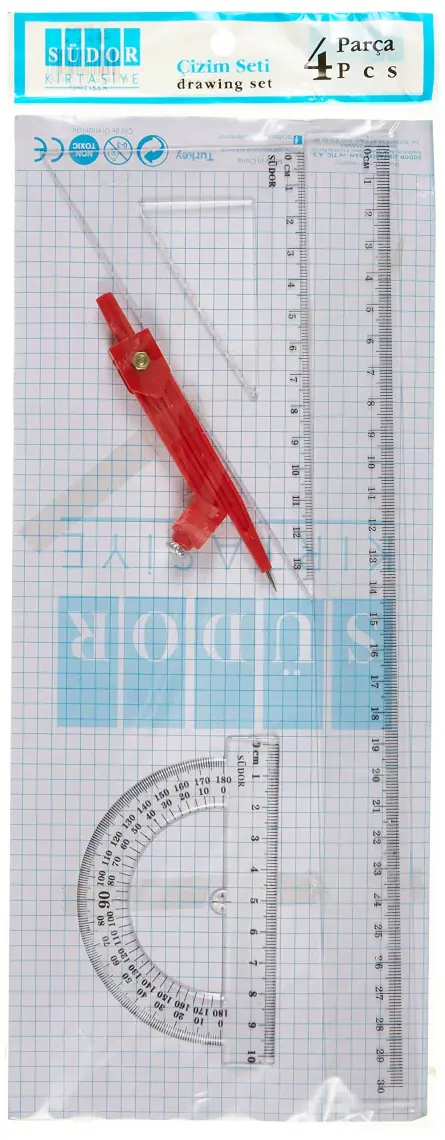 Südor Çizim Seti Drawing Set - Cetvel Takımı - Sp07