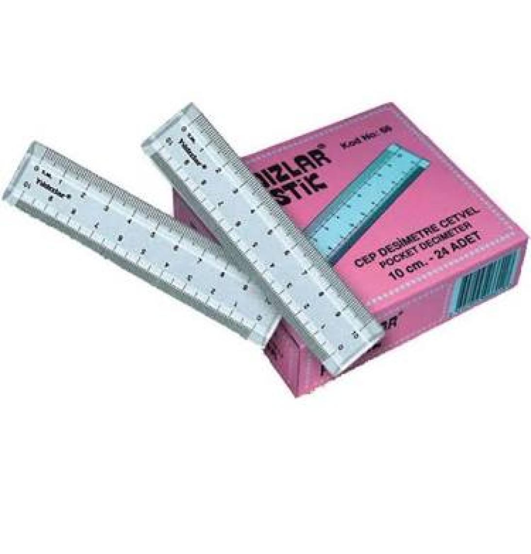 Yıldızlar Kod:066 Cep Desimetre Cetvel 10 cm