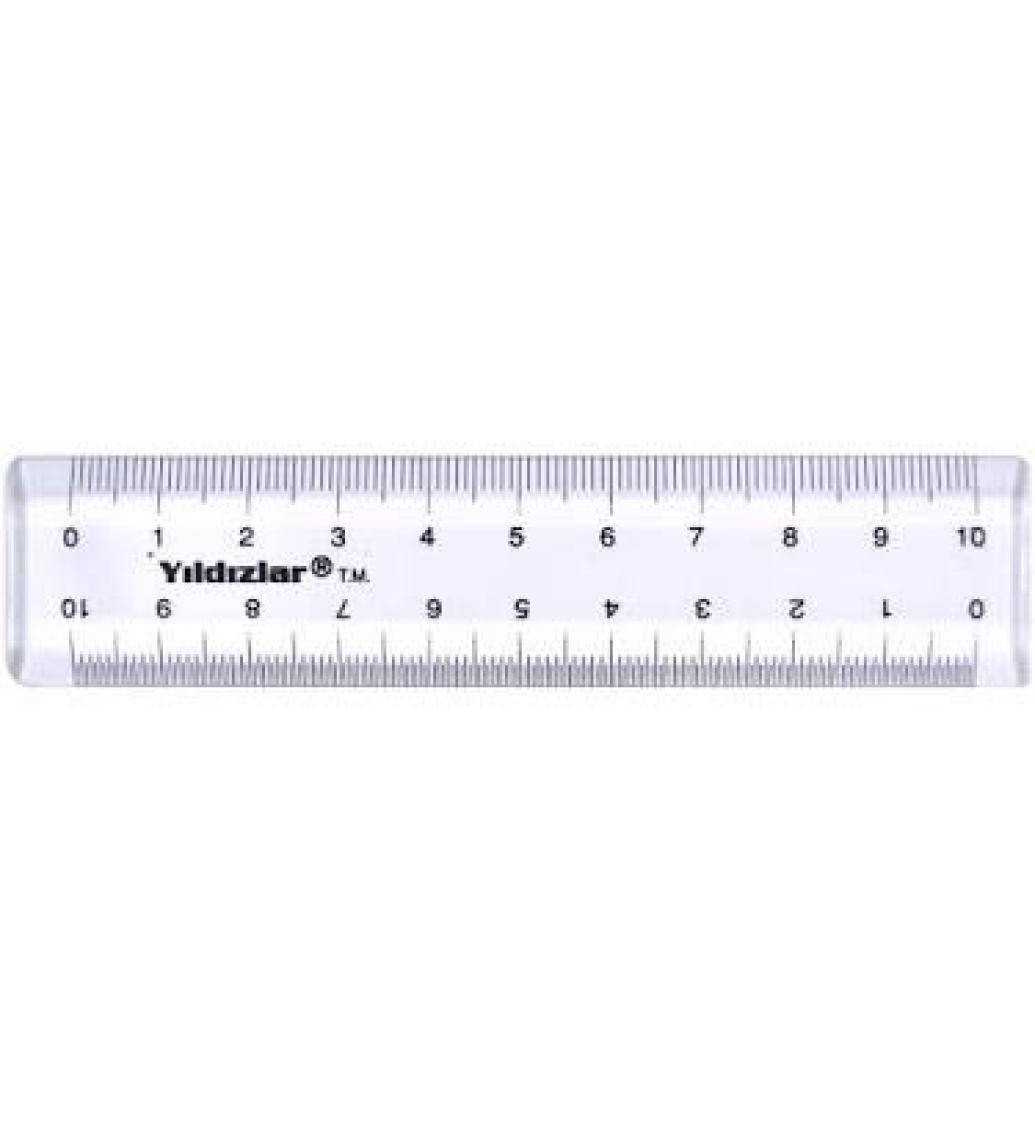 Yıldızlar Kod:066 Cep Desimetre Cetvel 10 cm
