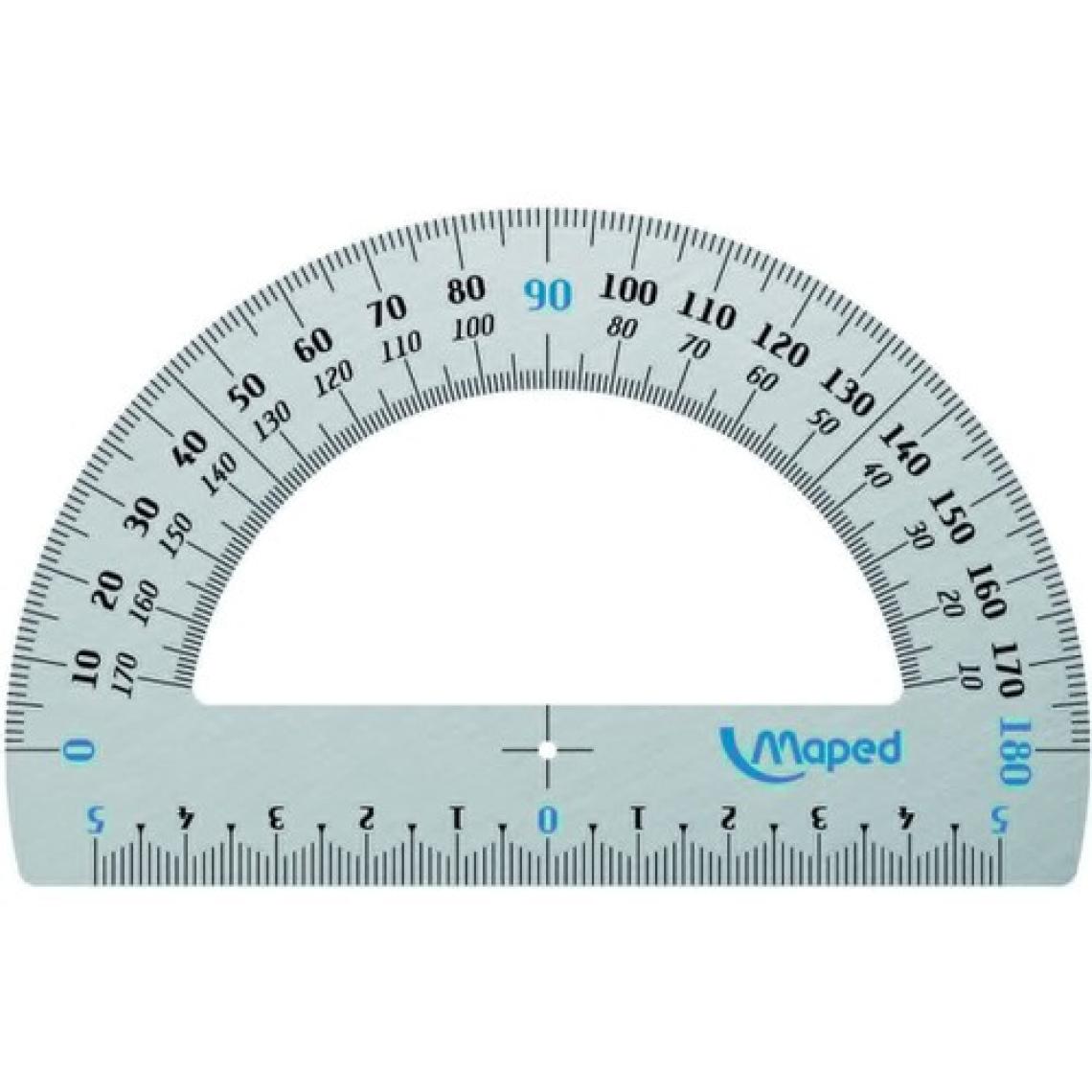 Maped 129200 12 cm Alüminyum Açı Ölçer 180°