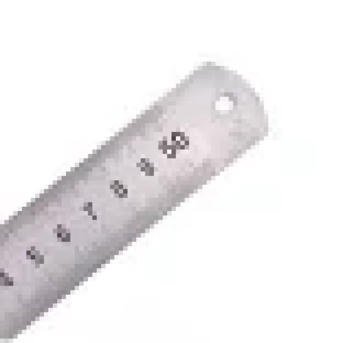 Kraf 50 cm Gümüş Renkli Paslanmaz Çelik Cetvel - Düz ve Santimetre Ölçüm Özelliği ile Dayanıklı
