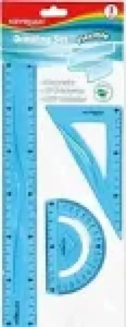 Keyroad Silikon Kırılmaz Cetvel Çizim Seti 3 Lü