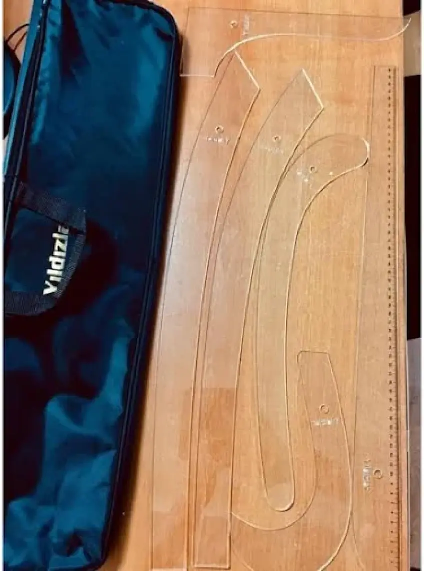 Monopol 3526 Riga Cetvel Seti Çantalı Ahşap