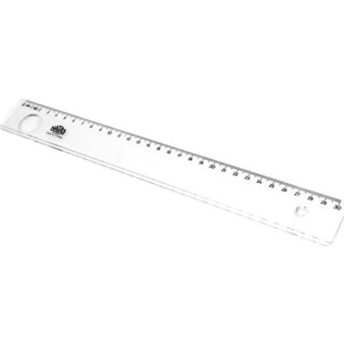 Hatas Cetvel Geniş Plastik Mercekli 30 Cm 00161