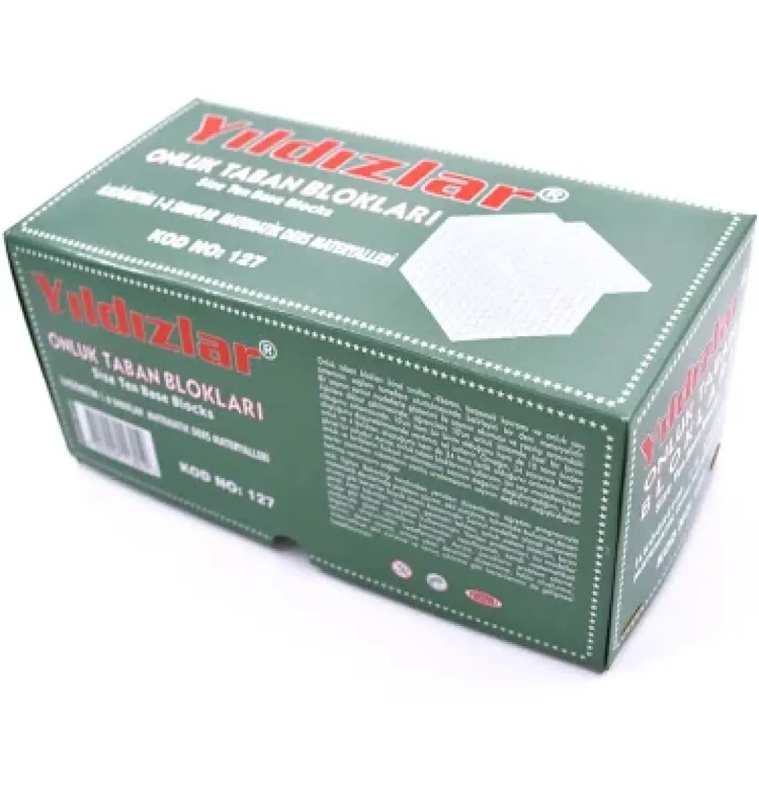Yıldızlar Mavi Yıldızlar 10'lu Taban Blok Seti - 121 Parça, 1 cm Boyutunda