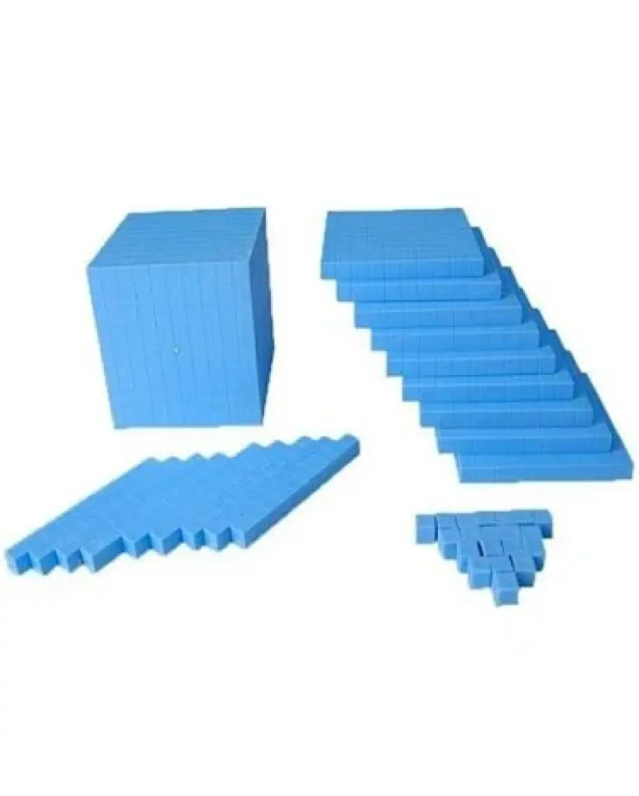 Yıldızlar Mavi Yıldızlar 10'lu Taban Blok Seti - 121 Parça, 1 cm Boyutunda