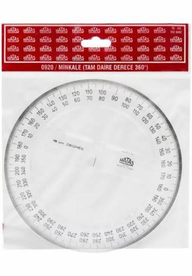 Hatas 15cm Tam Daire Plastik Minkale İletki / 0920