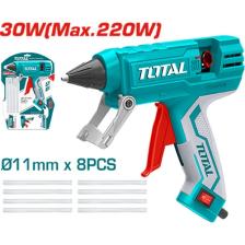 Total Elektrikli Mum Silikon Tabancası Giriş Gücü 30W (200W) 8 Adet 150 mm Tutkal Çubuğu TT301116