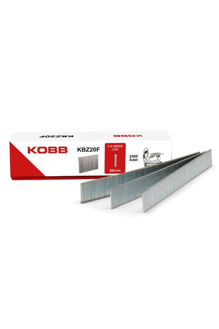 Kbz20f 20mm 2500 Adet F/e/j/8 Serisi Ağır Hizmet Tipi Kesik Başlı Çivi - Değişenua