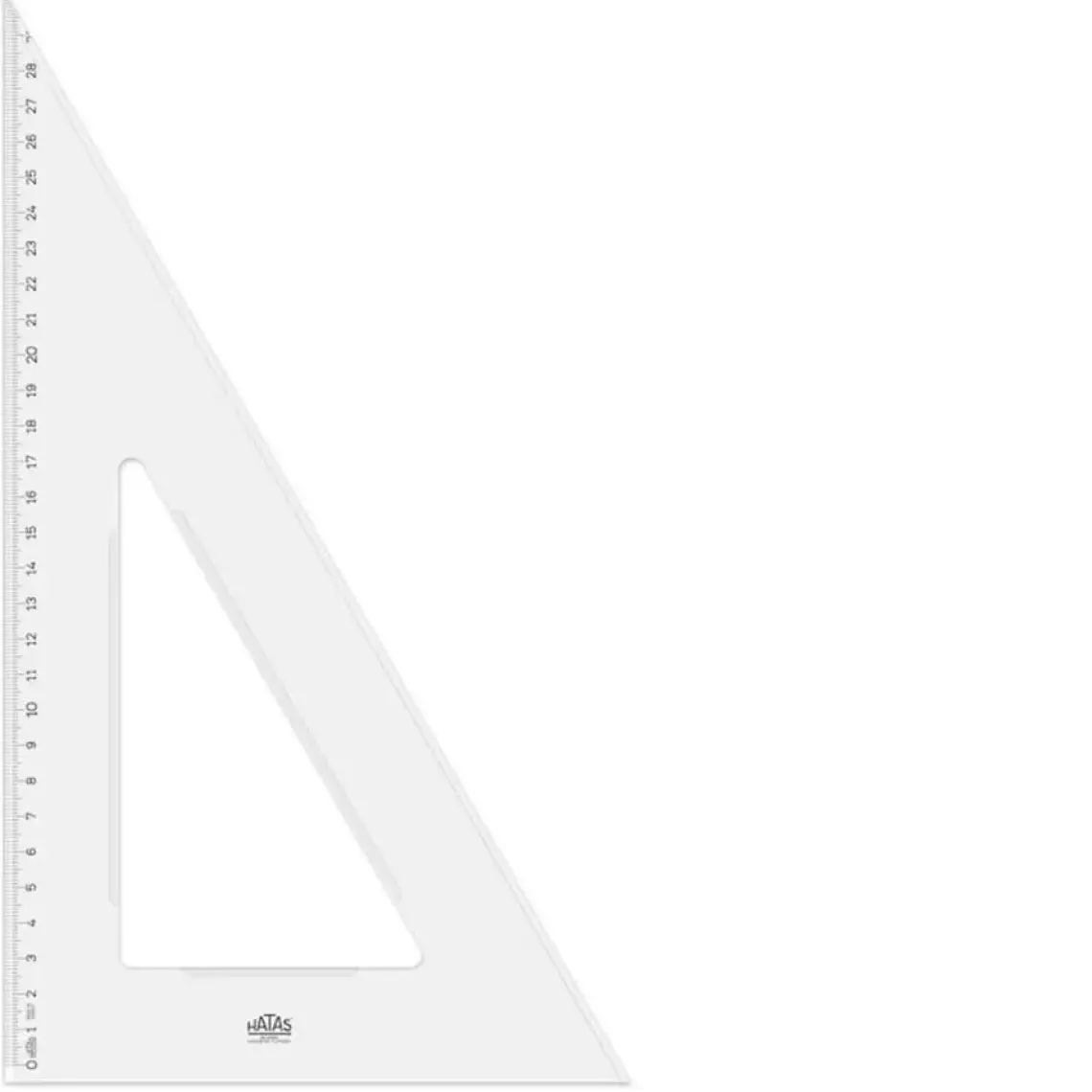 Hatas Gönye Ögrenci Tipi 30 Cm 60 Derece 0801