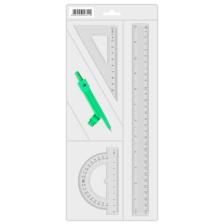 00812 Pergelli Ekonomik Çizim Seti 30 Cm Cetvelli