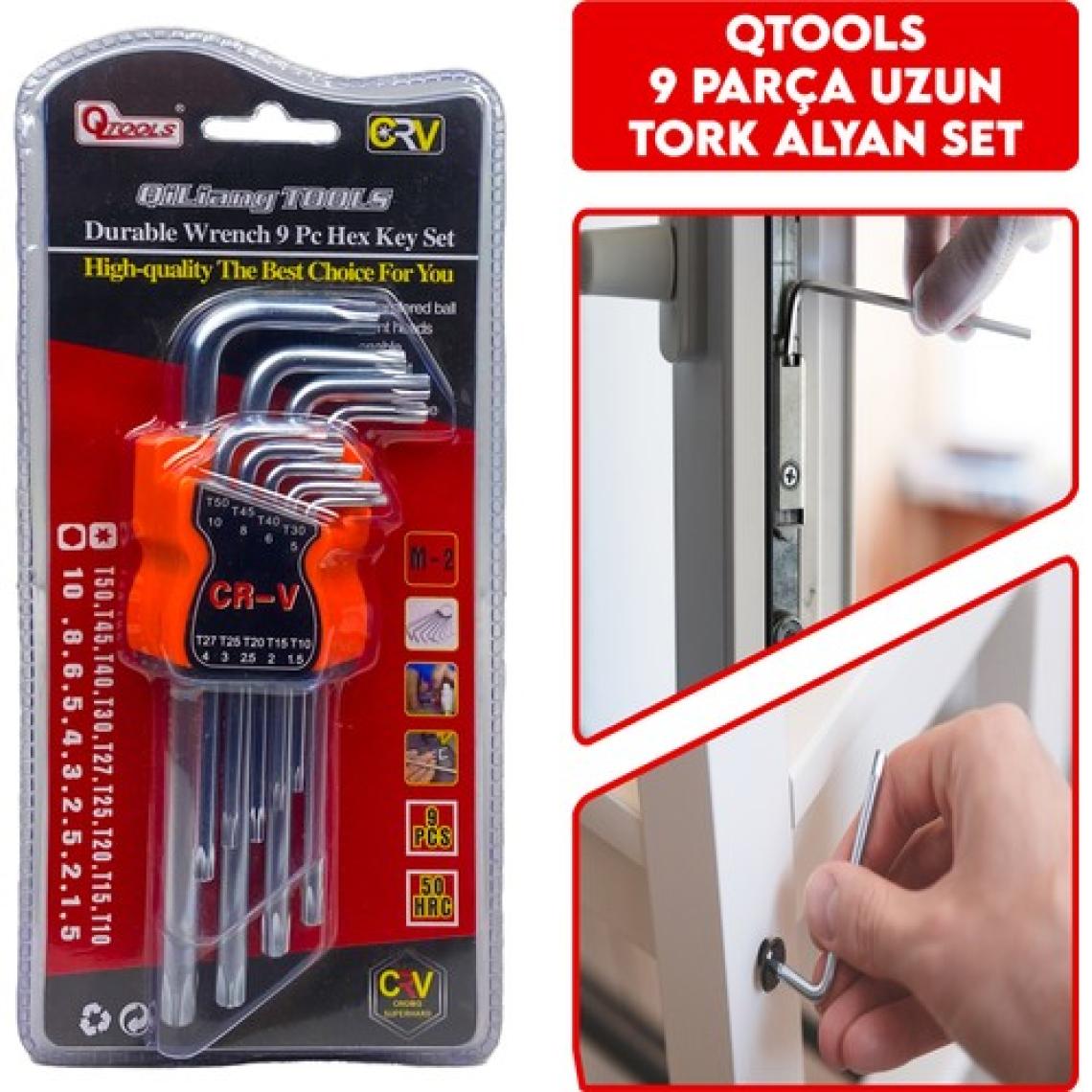 Qtools Q Tools 9 Parça Tork Alyan
