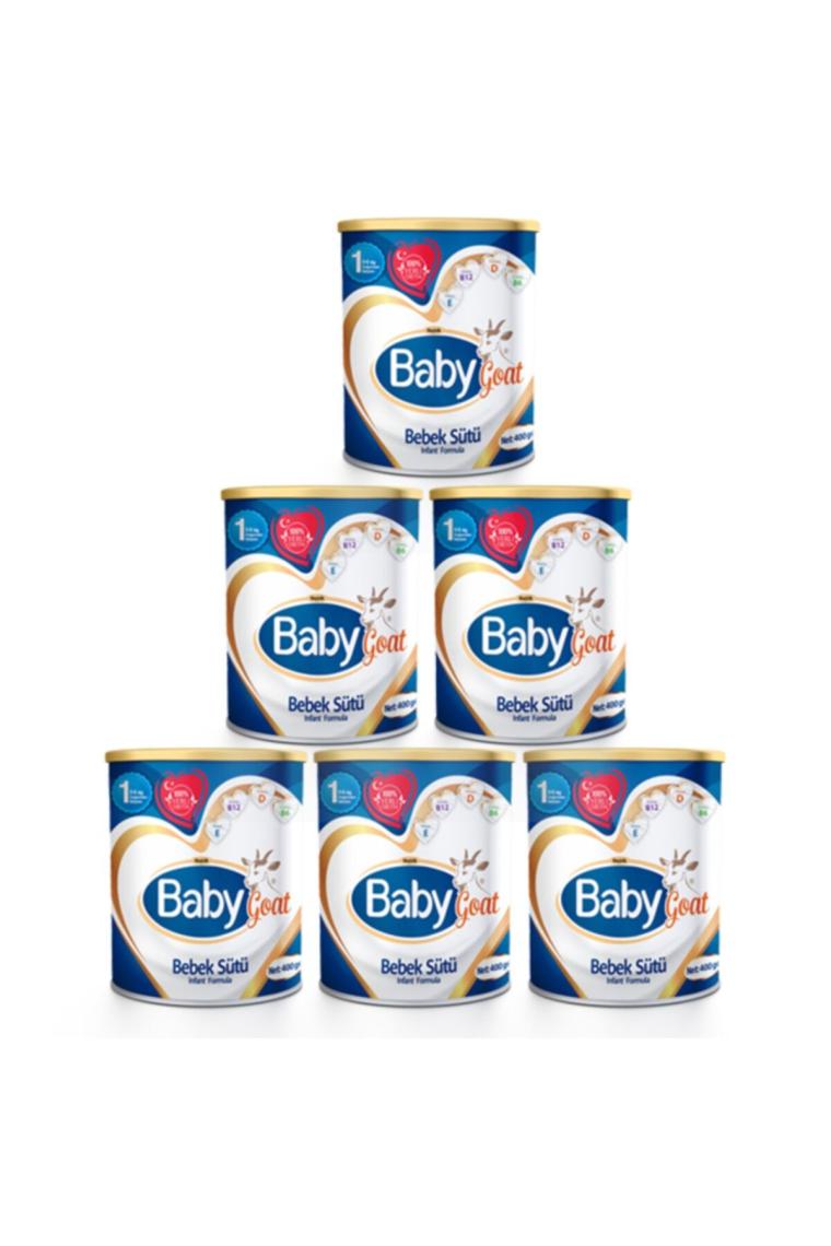 1 Keçi Sütü Bazlı Bebek Sütü 400 gr X 6 Adet