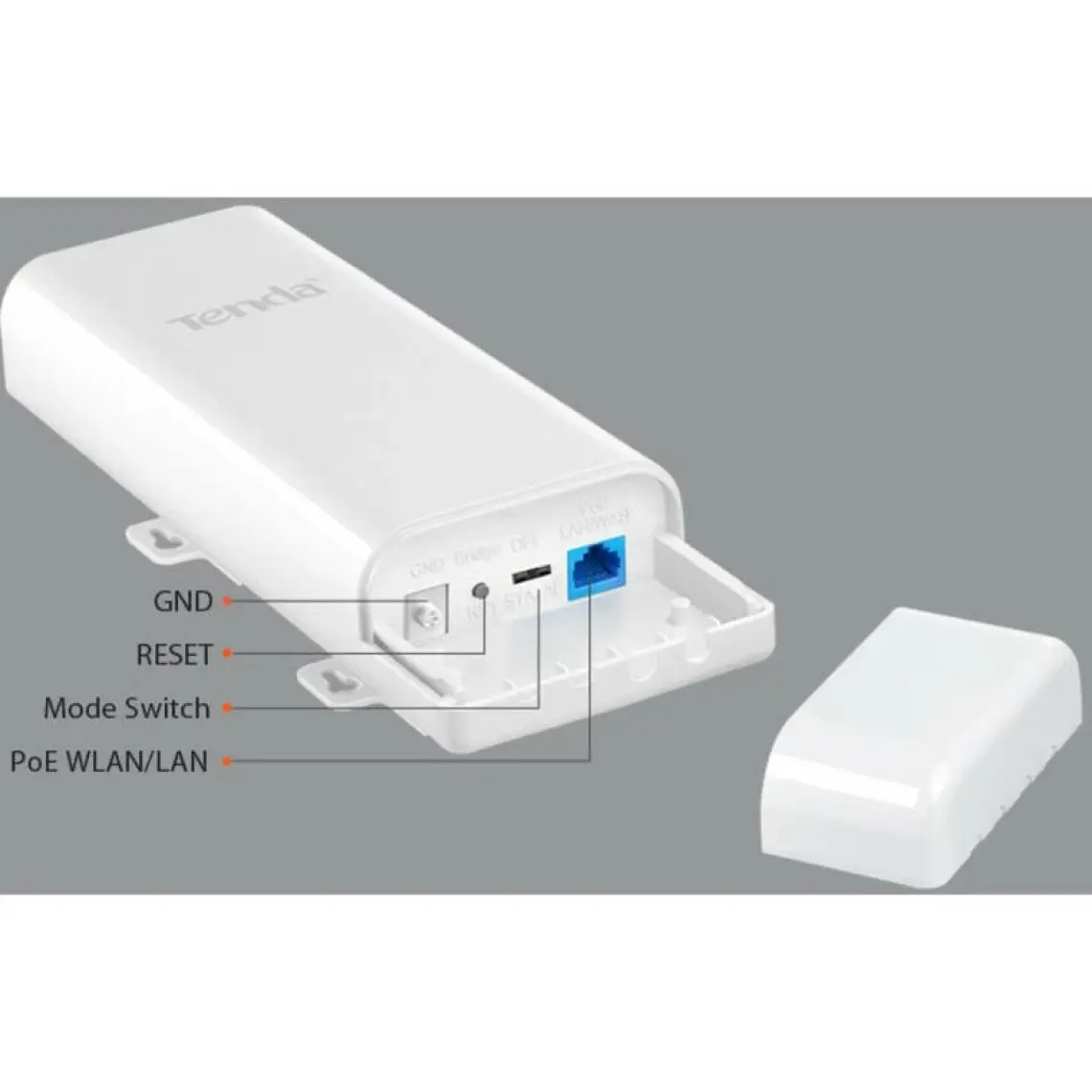 Tenda O6 1Port Gigabit WiFi-N 300Mbps Outdoor Access Point