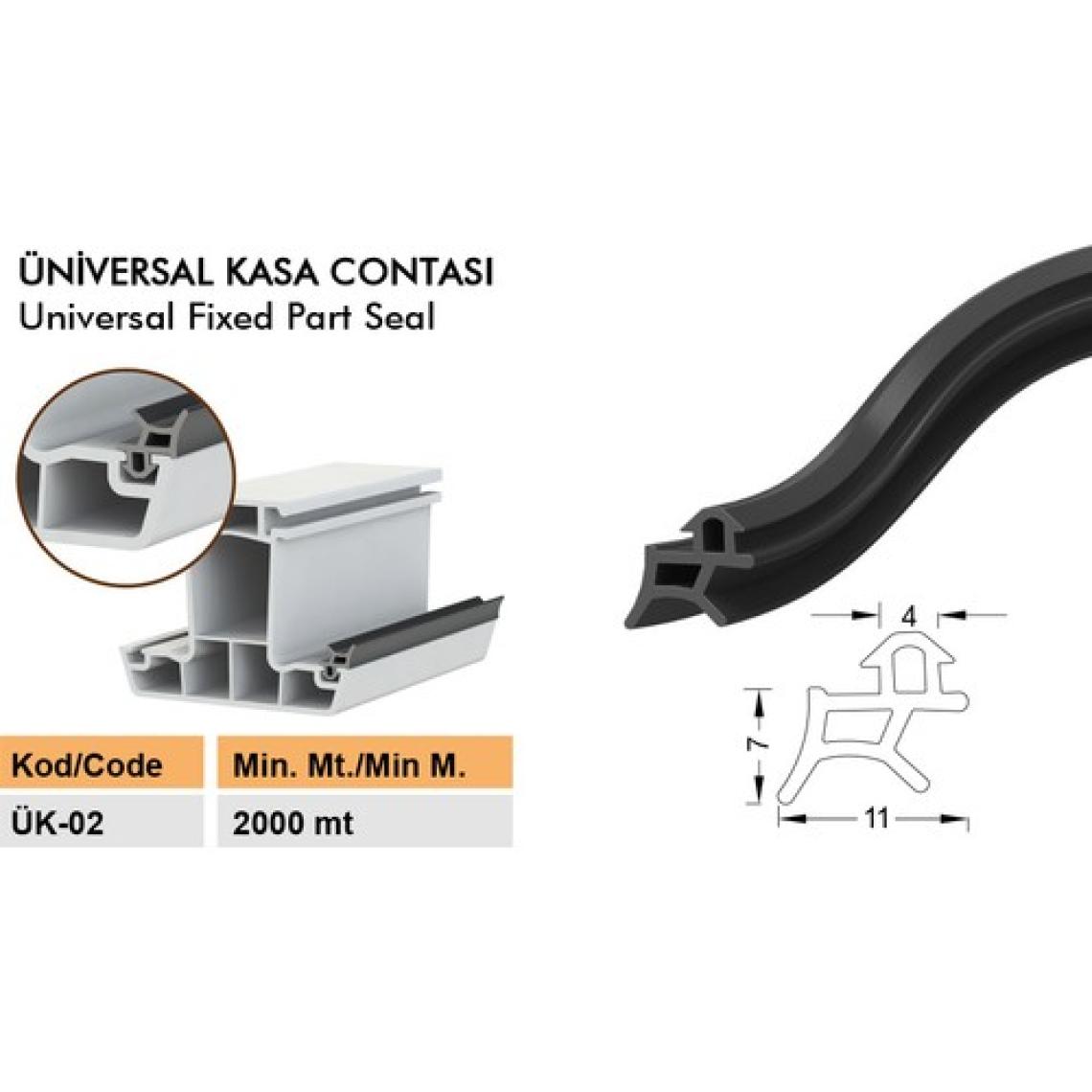 Larende Plastik Pimapen Kapı Pencere Contası Pvc Fitili Gri Fitil 10 Metre Tüm Standart Pvc Pimapen, Fıratpen, Egepen, Winsa Gibi Marka Kapı