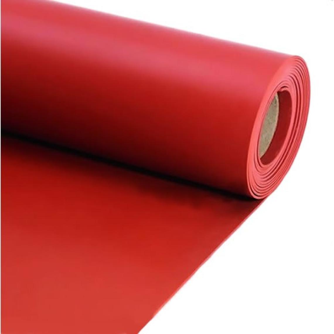 SİLİKON LEVHA KIRMIZI 8 MM  (EN: 1 MT BOY: 0,5 MT)