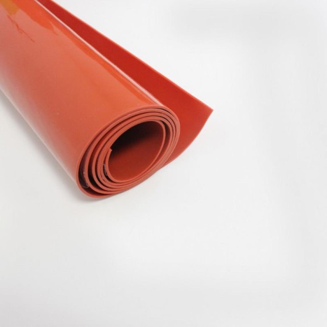 SİLİKON LEVHA KIRMIZI 8 MM  (EN: 1 MT BOY: 0,5 MT)