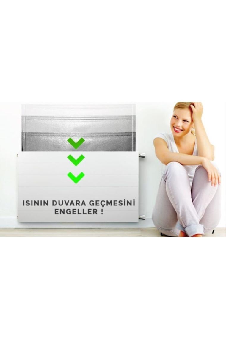 Uydee 6 Adet Isı Yalıtım Levhası 10 mm Petek Kalorifer Radyatör Arkası Izolasyon Plaka