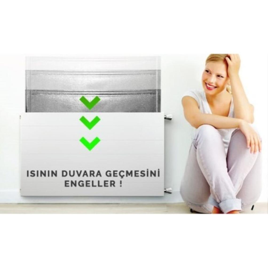 KL HOME Doğalgaz Faturanı düşür 7 adet 10mm Kalınlık Petek Tasarruf için Yalıtım Levhası Radyatör Arkalığı Arkası Levha Ses Isı Yalıtım Malzemesi