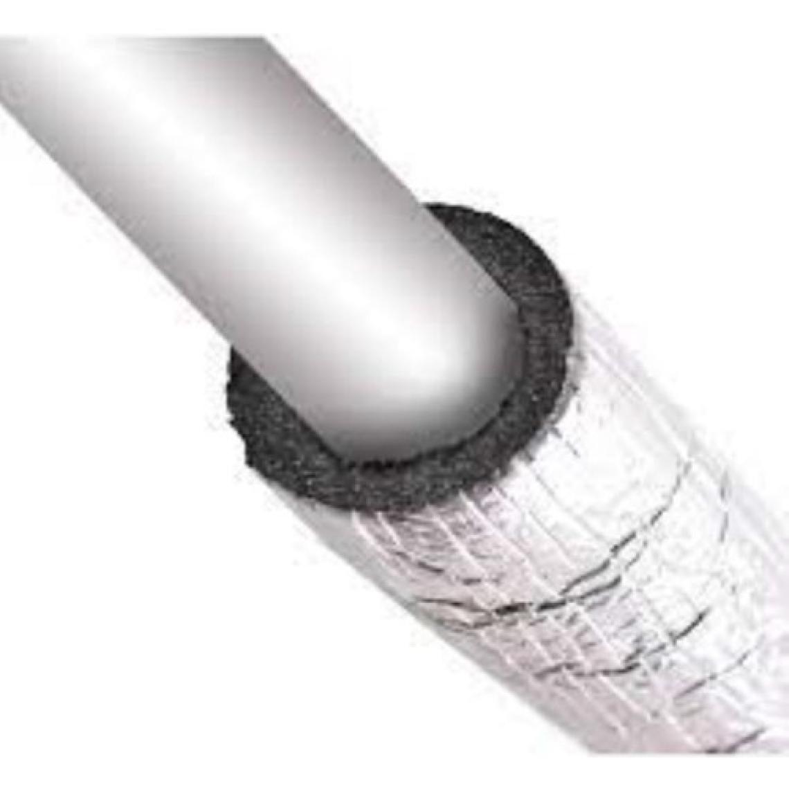 YGT Ambalaj 4 Metre 28/10 mm Polietilen Alüminyum Folyolu Izole Boru (2 Metre 2 Adet)