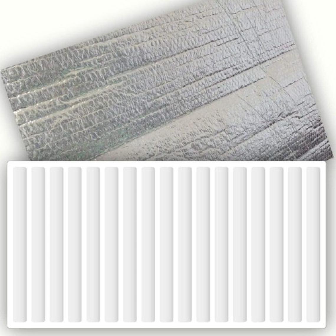 YGT Ambalaj 1 Adet Alüminyum Folyolu  Radyatör Petek Arkası Isı Yalıtım Izolasyon Levhası 50X100 cm KALINLIK:10MM