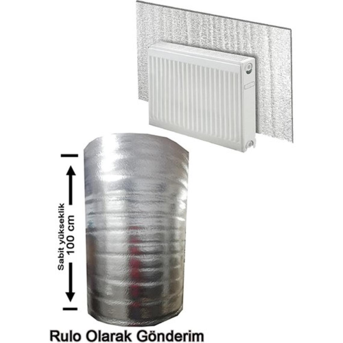 Markaflex 4 Metre Kalorifer Peteği Arkası Isı Yalıtım ve Izolasyon Levhası Radyatör Arkalığı Yalıtım Malzemesi
