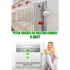Ankaflex 8 Adet Kalorifer Peteği Arkası Isı Yalıtım ve Izolasyon Levhası Radyatör Arkalığı Yalıtım Malzemesi