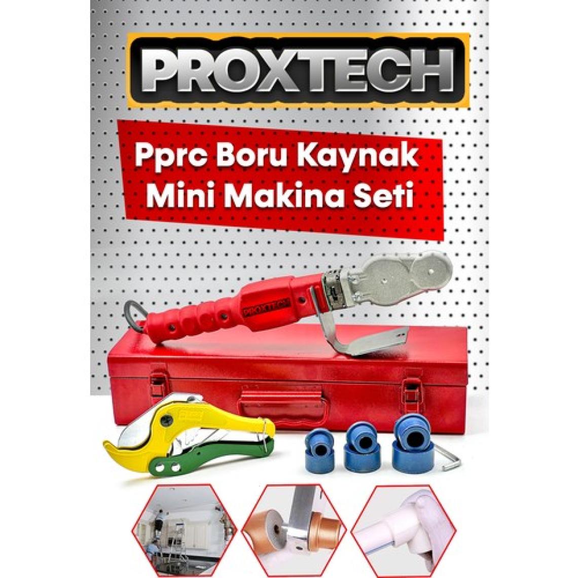 Proxtech  Kaydırmaz Kalınlaştırılmış Metal Çanta Panel Pprc Boru Kaynak Mini Makina Seti Makas