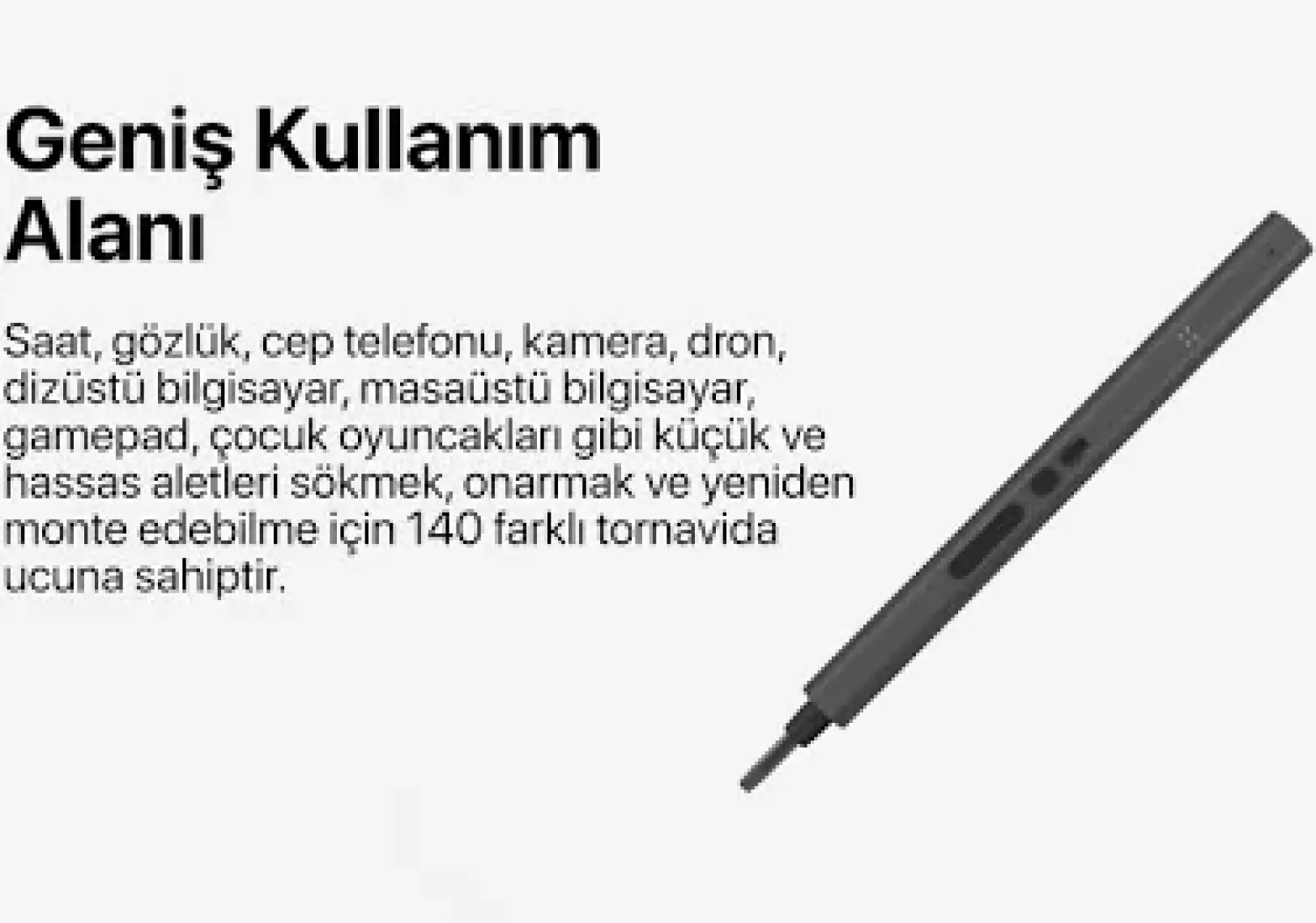 Xenon Smart Şarjlı LED Işıklı Hassas Tork Ayarlı Taşınabilir Tornavida Seti (153 Parça) X6833