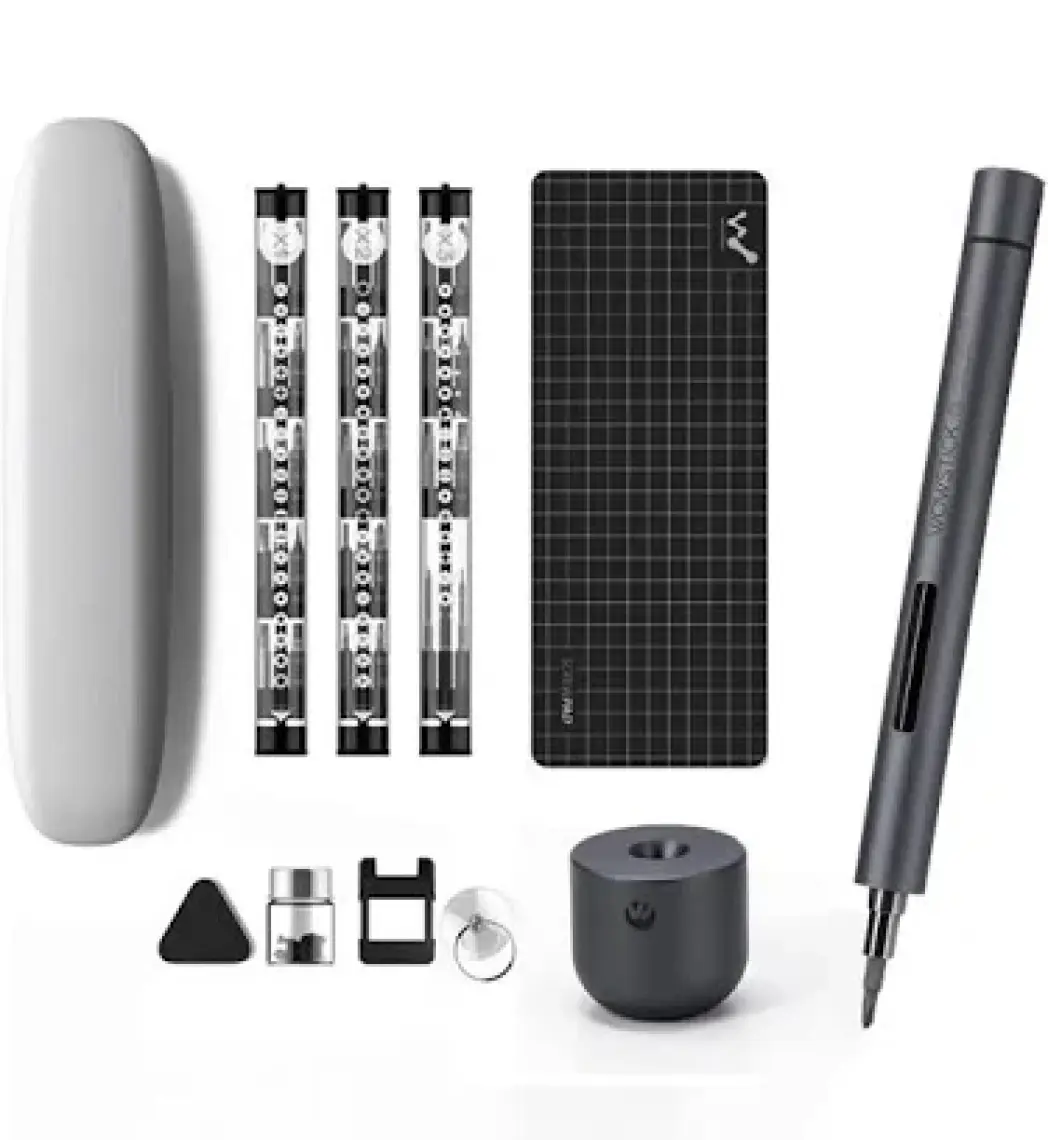 Buyfun Wowstick 1f+ 69'lu Elektrikli Hassas Tornavida Seti - Gümüş