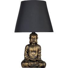 qdec Modern Dizayn Buda Abajur Gold Gri