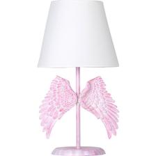 qdec Modern Dizayn Melek Abajur Pembe Beyaz