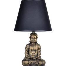 qdec Modern Dizayn Buda Abajur Gold Siyah