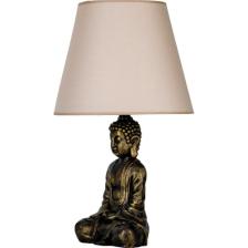 qdec Modern Dizayn Buda Abajur Gold Bej